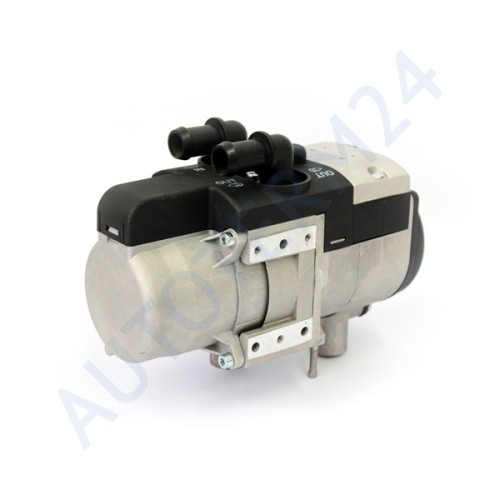 AUTOTERM Flow 5D Wasserstandheizung Diesel 12V 5 kW mit OLED-Bedienteil &amp; Abgasschalldämpfer
