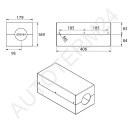 Einbaukasten Edelstahl für Autoterm Air 4D