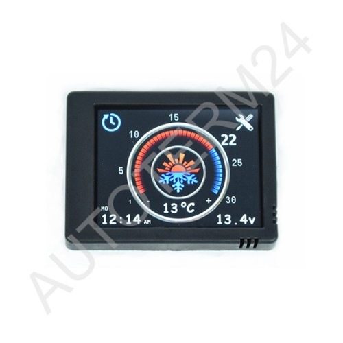 AUTOTERM Touch Control Touchscreen-Bedienteil 12/24V mit Timer für Air und Flow