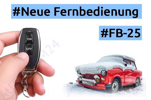 Aktion: Fernbedienung FB-25 für nur 9,90 EUR! NUR BIS ZUM 09.04.2023